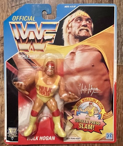 WWF WWE Hasbro Hulk Hogan Series 1 MOC 1991...