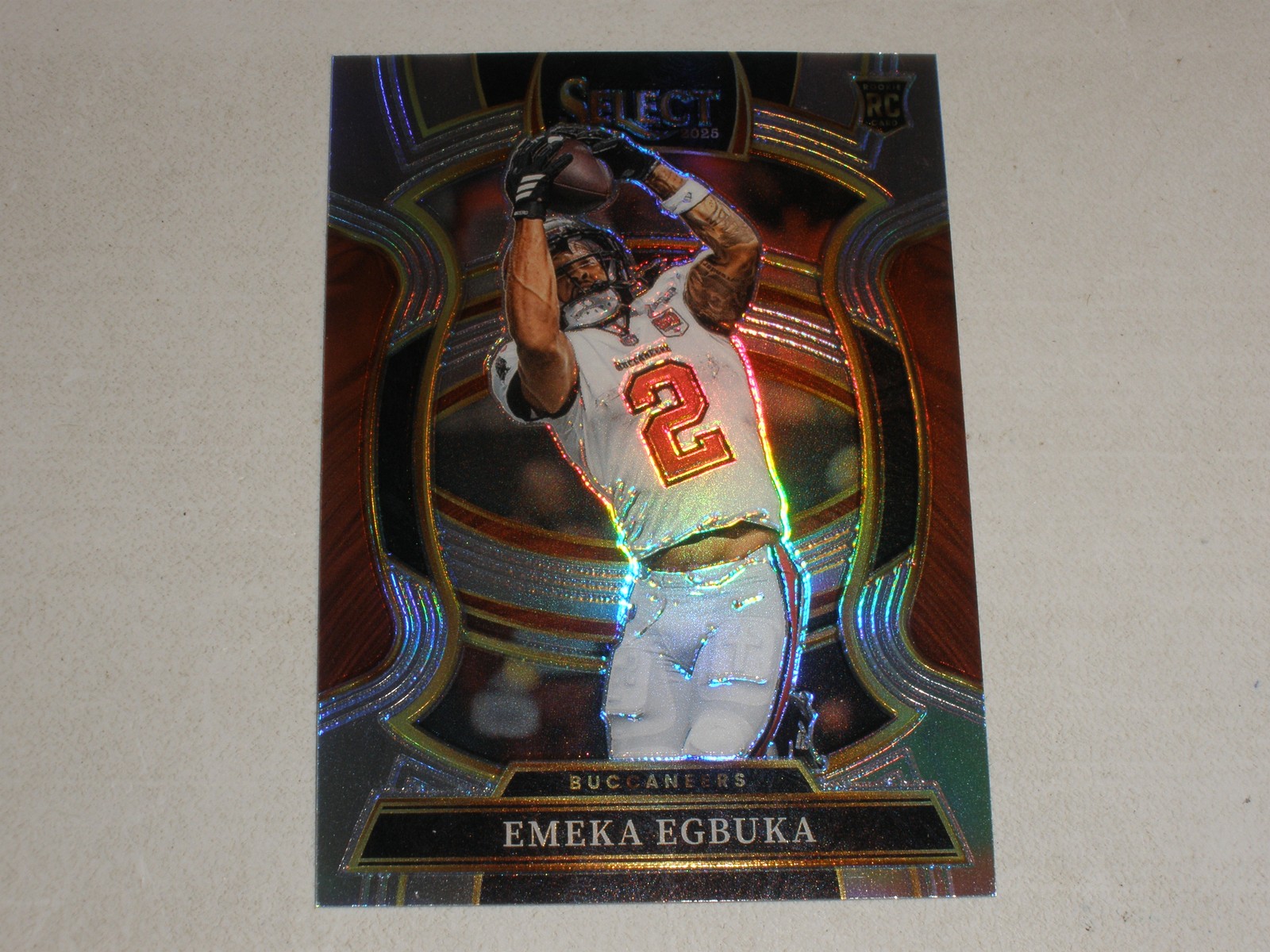 2025 Panini Select Concourse Level Silver Prizm #37 Emeka Egbuka Rookie RC B