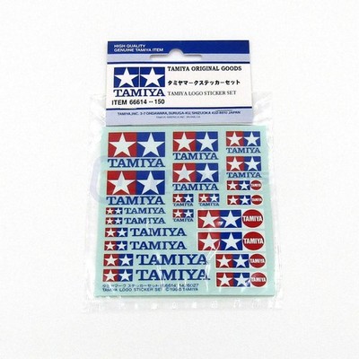 Tamiya 66614 Offizielles Logo Aufkleber/Decal Set, Neu in Verpackung