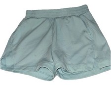 Athletic Works Small Girls Size 6/6X Baby Blue Polyester Shorts With Pockets