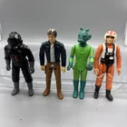 Kenner Star Wars Action Figure Lot 1 Vintage Han Greedo Luke Pilot