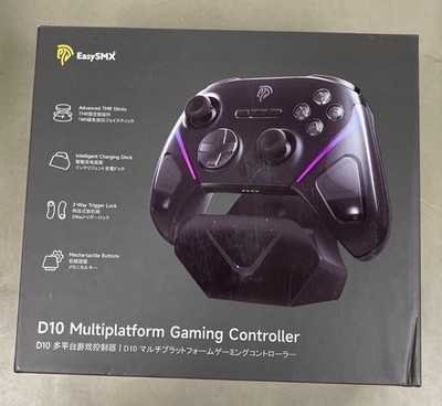 EasySMX D10 Wireless Game Controller   TMR Anti-Drift Joysticks, Dual-Mode Trigg