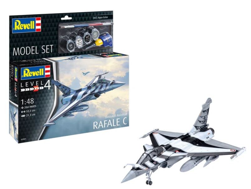 Revell Model Set avion Rafale C maquette militaire à peindre
