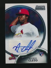 MAIKEL CLETO ⚾ 2011 Bowman Sterling Auto #20 St. Louis Cardinals RC