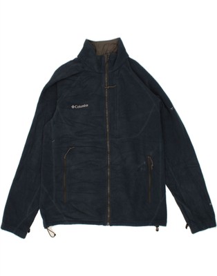 Columbia Herren Fleecejacke UK 40 Large Navy Blau Polyester AN07