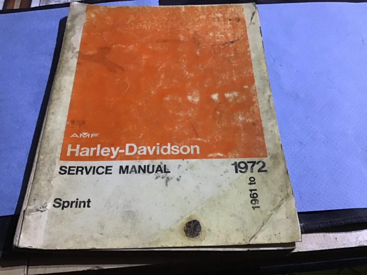 Harley-Davidson 1972 Year Motorcycle Repair Manuals & Literature
