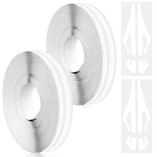 2 Pcs Car Vinyl Pinstriping Tape - White Automotive Pinstriping Tape - DIY St...