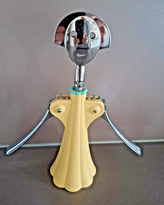 Alessi Vintage Korkenzieher Weinflaschenöffner Anna G Mendini Design
