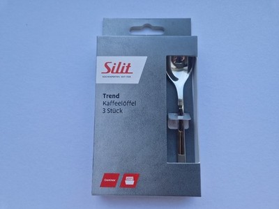 Silit Trend =3 Stück= Kaffeelöffel poliert, Edelstahl 18/10 Crominox