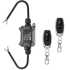Remote Control Switch,DC12/24/48V Waterproof Wireless 433Mhz Transmitter Rece...