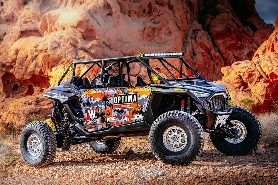 Rueda mecanizada KMC Powersports Ks437 Toro forjada Beadlock 15x6 5x4,5 15" 50 Foto 4 de 4