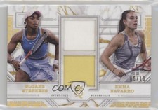 2024 Royalty Prodigious Pairings Gold 6/10 Emma Navarro Sloane Stephens 1e41
