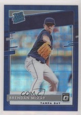 2020 Donruss Optic FOTL Blue Pandora Prizm 27/99 Brendan McKay #36 Rookie RC 7m3