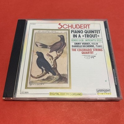 Schubert Piano Quintet in a Trout CD Colorado String Quartet
