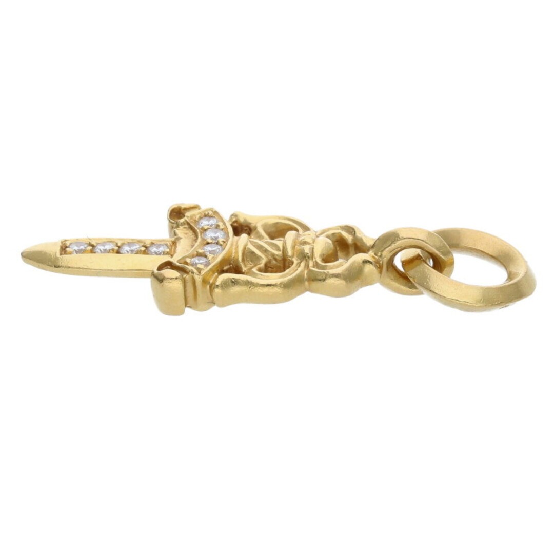 Chrome Hearts 22k #5Dagger P DMND #5 Dagger Charm Pave Diamond Gold Used afd2e98 thumbnail 6