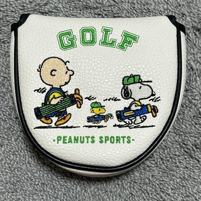 Snoopy Putter Cover Peanuts Golf Mallet Typ H-163 weiß