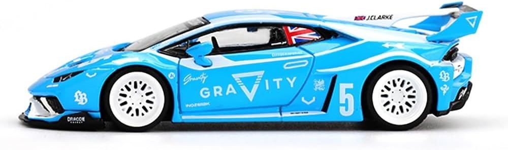 Mini GT 1:64 LB WORKS Lamborghini Huracán GT GRAVITY Blue Diecast