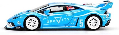 Mini GT 1:64 LB WORKS Lamborghini Huracán GT-Stunning GRAVITY Blue