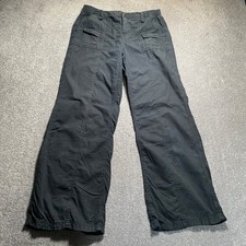 H&M Divided Black Cargo Trousers Men's EU 40 UK 32 Cotton Casual