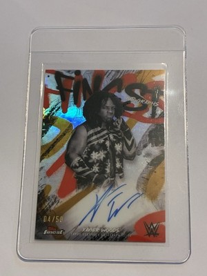 WWE Topps Finest 2025 Xavier Woods Autograph Gold /50