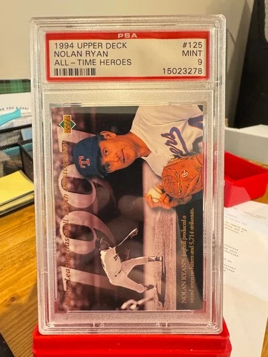 1994 Upper Deck #125 Nolan Ryan All-Time Heroes PSA 9 MINT | HOF Legend