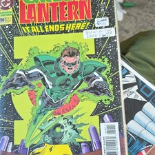 DC Comics Green Lantern #50 Glow in the Dark Cover Hal Jordan Marz Banks