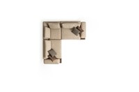 Modernes Ecksofa L-Form WohnzimmermöBel Eckcouch Sofas Textil MöBel Neu