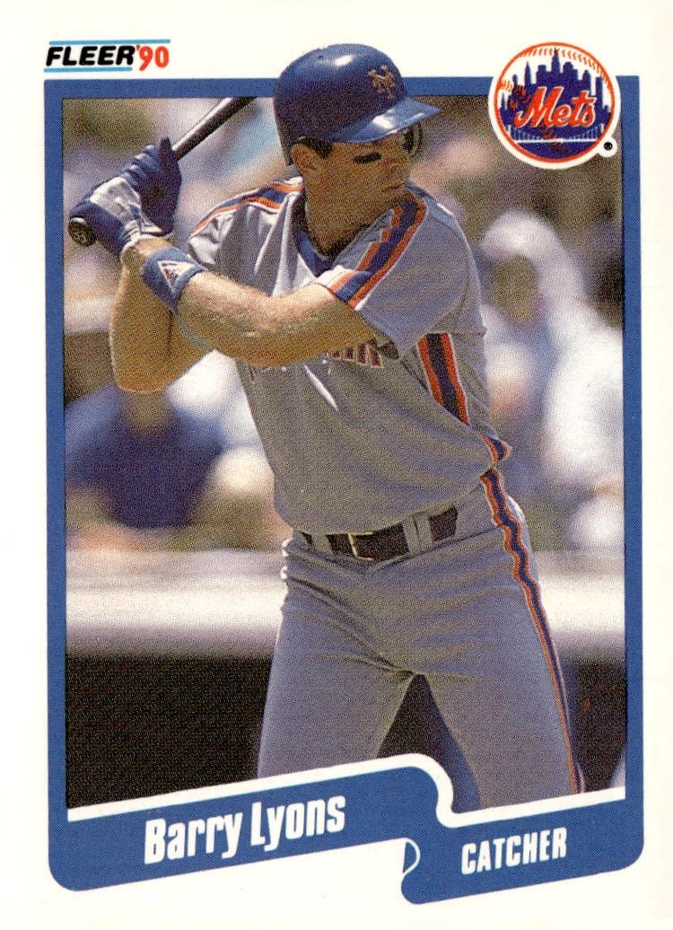 1990 Fleer Canadian #209 Barry Lyons