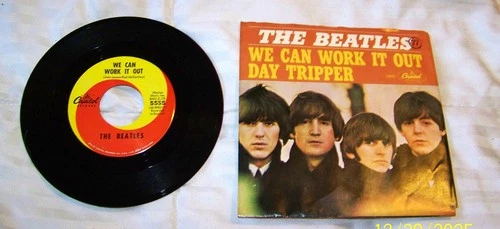 Beatles 45 record w/ picture sleeve "We Can Work it Out / Day Tripper"
