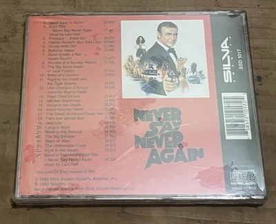 Never Say Never Again by Original Soundtrack (CD, Jan-1993, Silva