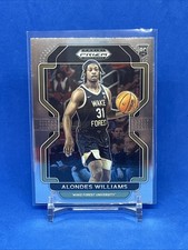 2022 Panini Prizm Draft Picks Alondes Williams #97 Wake Forest