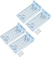 2-Pack Rack Mount Kit for 19" Switches, Universal Ears Compatible Silver