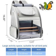 Pet Bird Carrier with Top Handle for Easy Portability