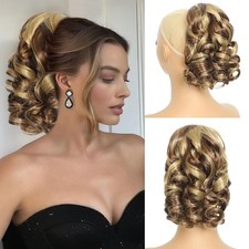 Drawstring Curly Ponytail Extension for Black Women 10In