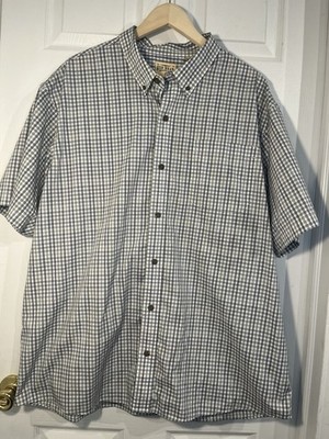 Red Head Brand Co Mens Plaid Short Sleeve Button Down Shirt Size 2XL