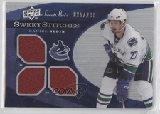 2007-08 Upper Deck Sweet Shot Sweet Stitches /299 Daniel Sedin #SST-DS HOF