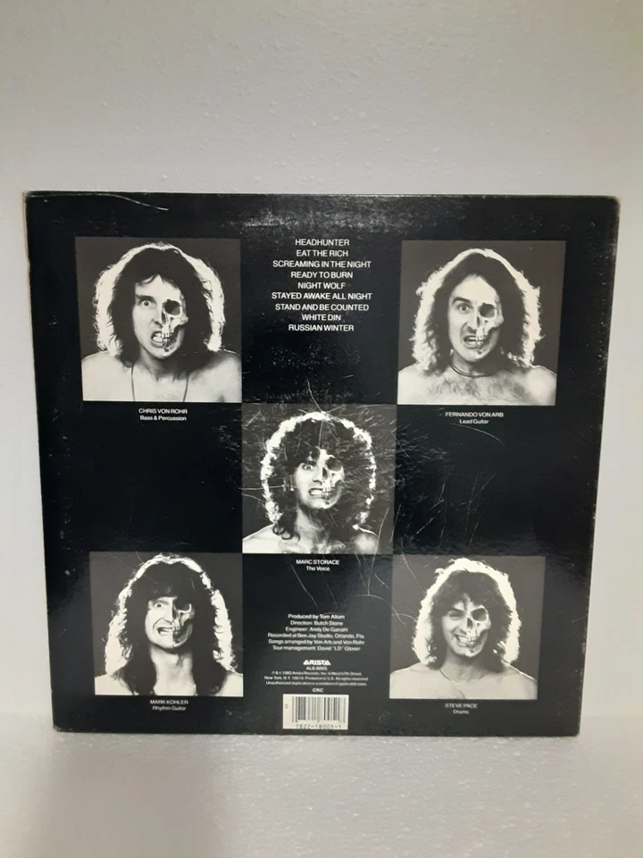 Krokus Headhunter vinyl record album LP  AL8-8005 1983 - Image 2 of 4