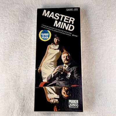 Vintage Mastermind Master Mind Board Game Box 1972 Invicta England Sealed Pegs