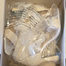 Betsey Johnson SB-DANI Ivory Bridal Women's Heels Shoes US Size 8.5 Wedding