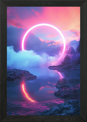 Ästhetische Form gerahmtes Wandbild Poster Leinwanddruck Bild