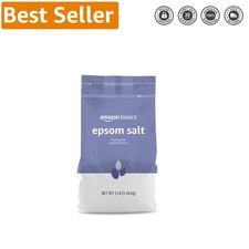 Luxury Lavender Scented Epsom Salt - 48oz Relaxation Bath Salt Crystals