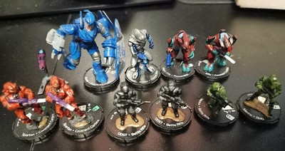 Halo Action Clix Miniatures - Set of 10 + 3 (13) + ~2 --- SEE DESC!!!