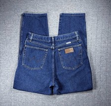 Vintage Wrangler Jeans Women  s 12/30x28 Blue High Rise Tapered Western 90s USA