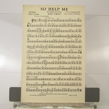 Vintage So Help Me Sheet Music 1938 Jimmy Van Heusen Fox Trot Banjo Guitar