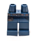 Lego - Minifigure Legs - Blue, Jeans, Belt, Holster