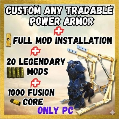 FALLOUT 76 PC Custom Power Armor Set