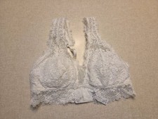 Aerie Bralette Size Small White Lace Removable Padding