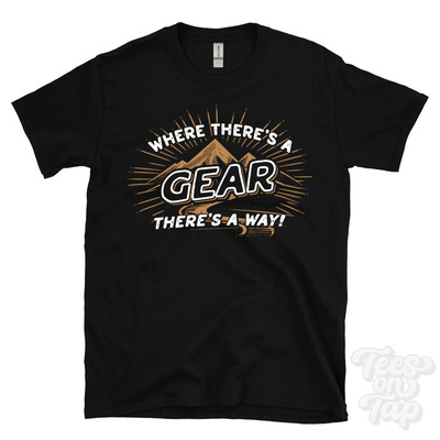 WHERE THERE'S A GEAR... T-SHIRT Name Nachname lustig Familie Geschenkidee