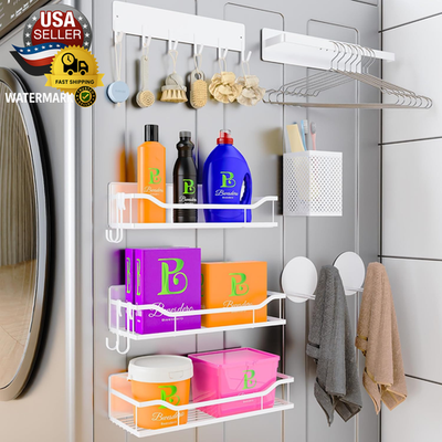 #ad Heavy Duty Magnetic Shelves for Washer Dryer amp; Refrigerator 11LB No Slip Laund $52.99