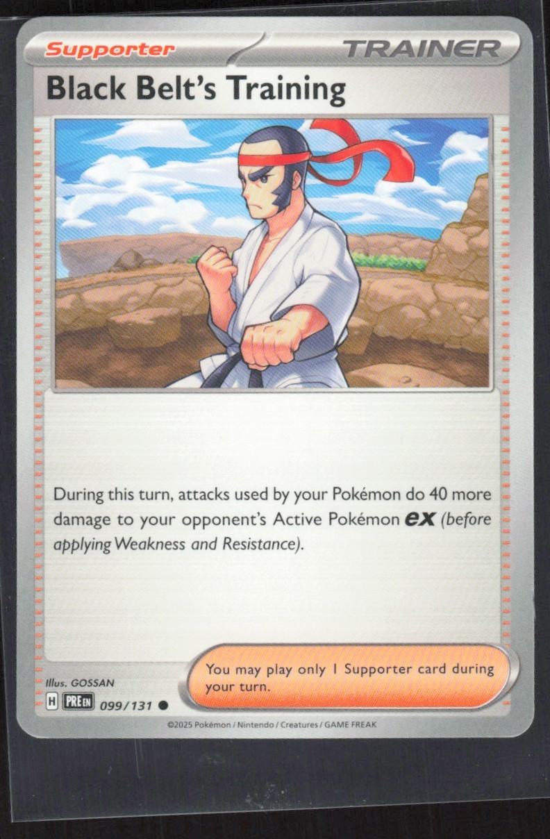 2025 Scarlet & Violet Series - Prismatic Evolutions Black Belt's Training Common
